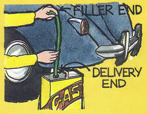 Use this method of siphoning gas and you won't end up with a mouthful of petrol.